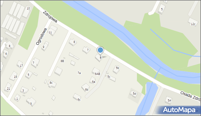 Brodniki, Osada Zdrój, 6, mapa Brodniki