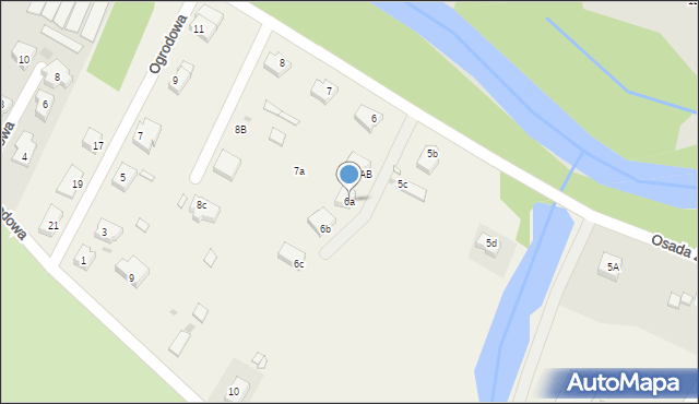 Brodniki, Osada Zdrój, 6a, mapa Brodniki