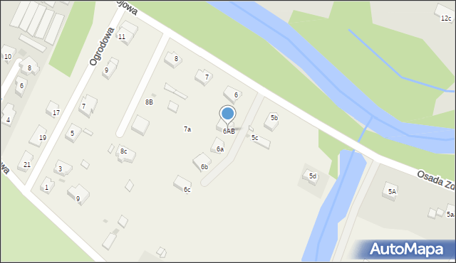 Brodniki, Osada Zdrój, 6ab, mapa Brodniki