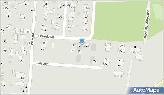 Brwinów, Osiedlowa, 16a, mapa Brwinów