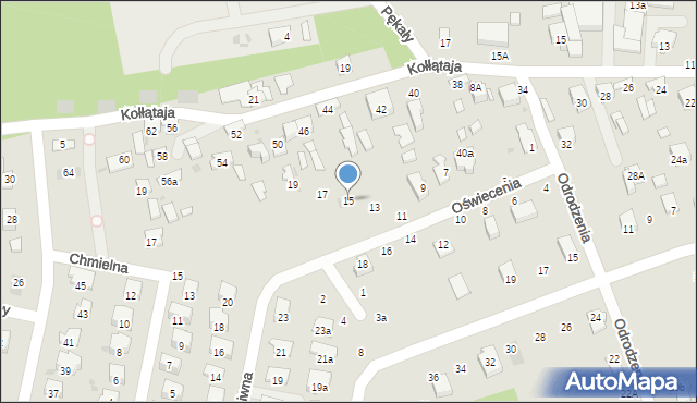 Brzesko, Oświecenia, 15, mapa Brzesko