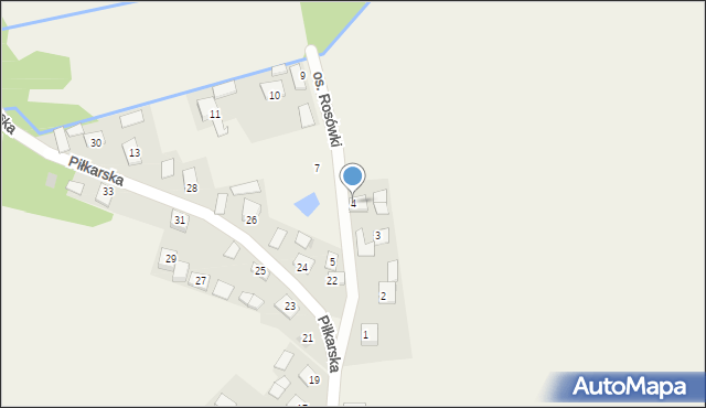 Bucze, Osiedle Rosówki, 4, mapa Bucze