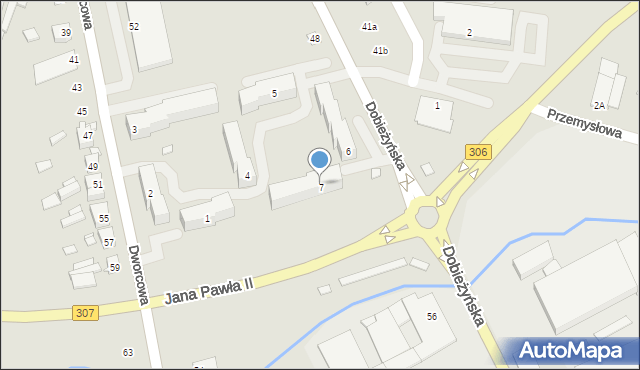 Buk, Osiedle 700-lecia Miasta, 7, mapa Buk
