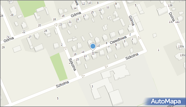 Bukowiec, Osiedlowa, 11, mapa Bukowiec