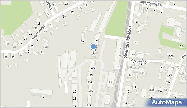 Bytom, Ostatnia, 2d, mapa Bytomia