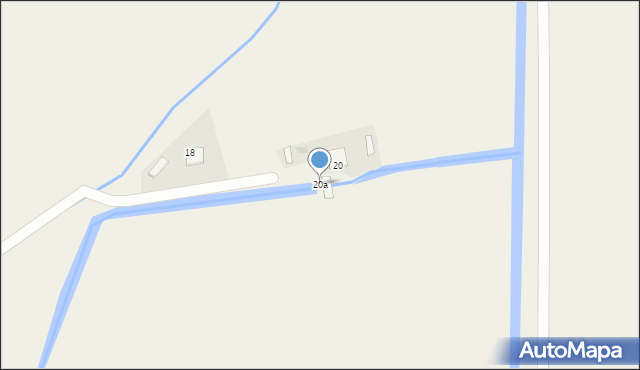 Cedry Wielkie, Osadników Wojskowych, 20a, mapa Cedry Wielkie