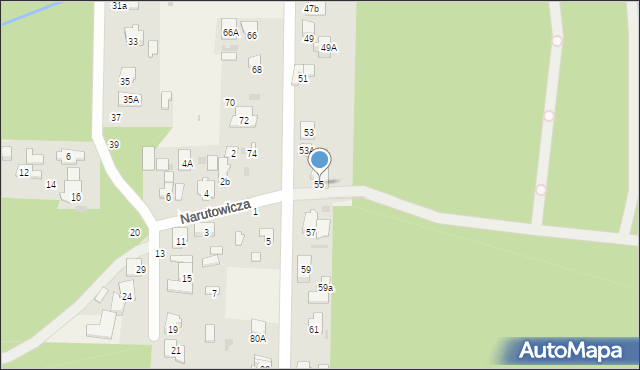 Celestynów, Osiecka, 55, mapa Celestynów