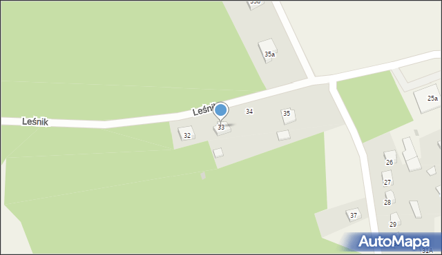 Cewice, Osiedle Młodych, 33, mapa Cewice