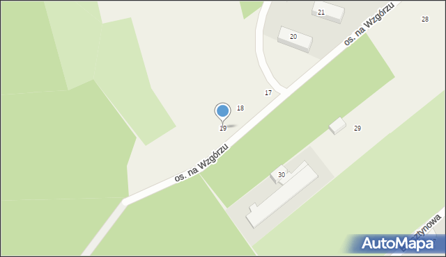 Cewice, Osiedle na Wzgórzu, 19, mapa Cewice