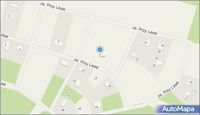 Cewlino, Osiedle Przy Lesie, 15, mapa Cewlino