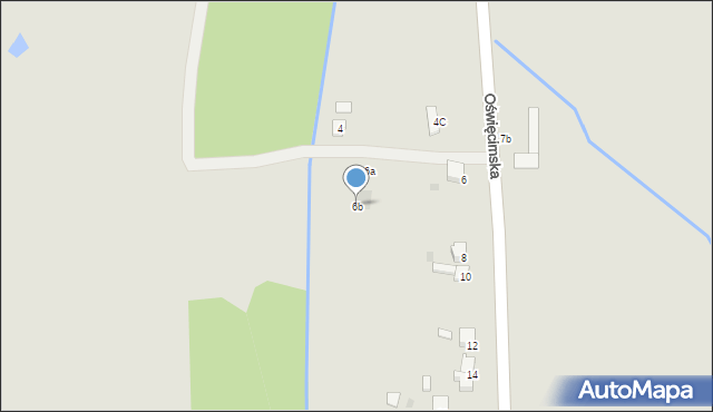 Chełmek, Oświęcimska, 6b, mapa Chełmek