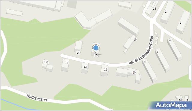 Chełmno, Osiedle Skłodowskiej-Curie Marii, 15, mapa Chełmno