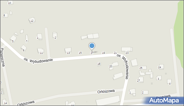Chełmno, Osiedle Wybudowanie, 17, mapa Chełmno