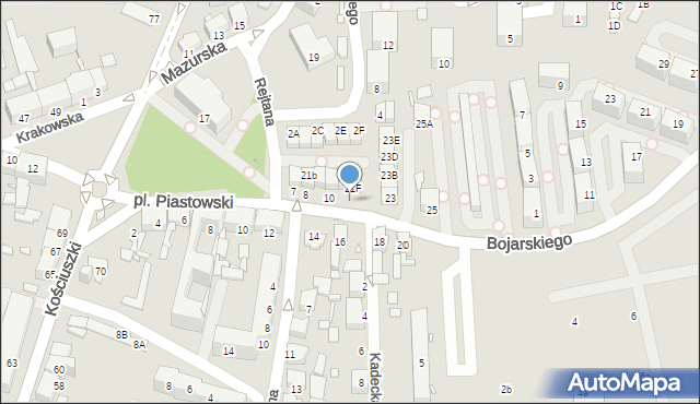Chorzów, Osiedle Parkowe, 12, mapa Chorzów