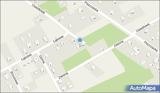 Chotyłów, Osiedlowa, 20, mapa Chotyłów