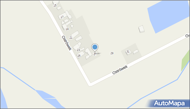 Chróścice, Ostrówek, 27, mapa Chróścice