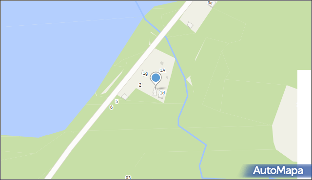 Chrzypsko Małe, Osiedle Dębówiec, 1e, mapa Chrzypsko Małe