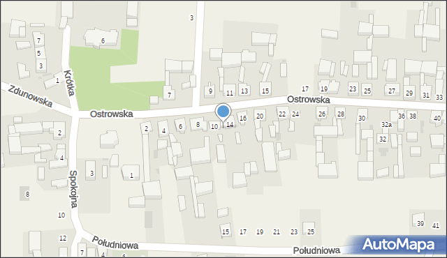 Chwaliszew, Ostrowska, 12, mapa Chwaliszew