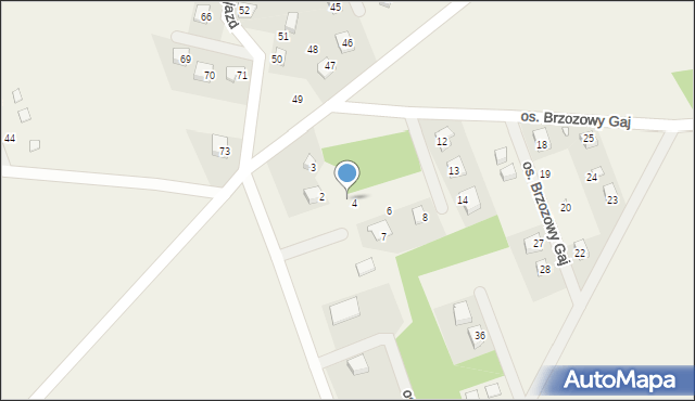 Cichowo, Osiedle Brzozowy Gaj, 5, mapa Cichowo