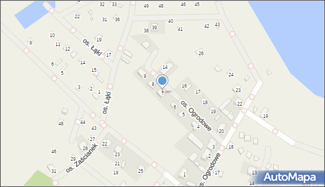 Cichowo, Osiedle Ogrodowe, 7, mapa Cichowo