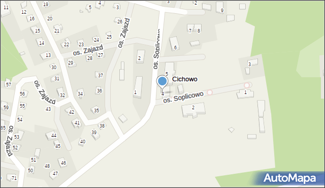 Cichowo, Osiedle Soplicowo, 4, mapa Cichowo