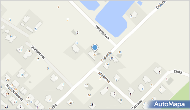 Ciele, Osiedle, 27, mapa Ciele