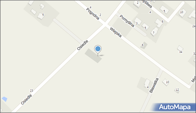 Ciele, Osiedle, 72, mapa Ciele