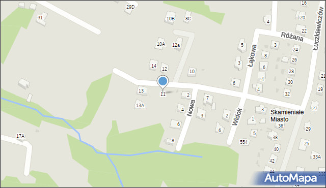 Ciężkowice, Osiedlowa, 11, mapa Ciężkowice