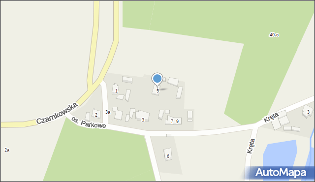 Ciszkowo, Osiedle Parkowe, 5, mapa Ciszkowo