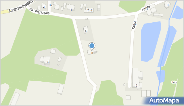 Ciszkowo, Osiedle Parkowe, 8, mapa Ciszkowo