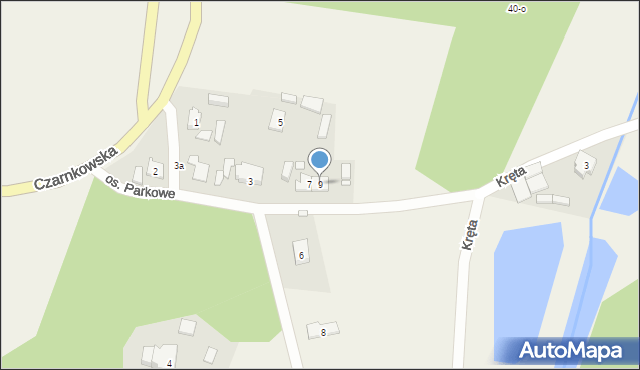 Ciszkowo, Osiedle Parkowe, 9, mapa Ciszkowo
