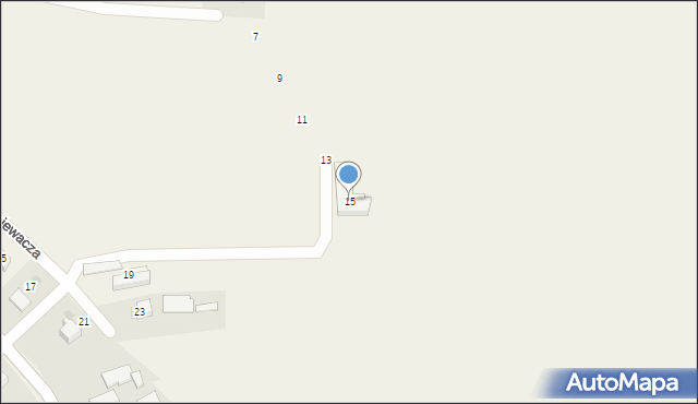 Ćwiklice, Osiewacza Jana, ks., 15, mapa Ćwiklice