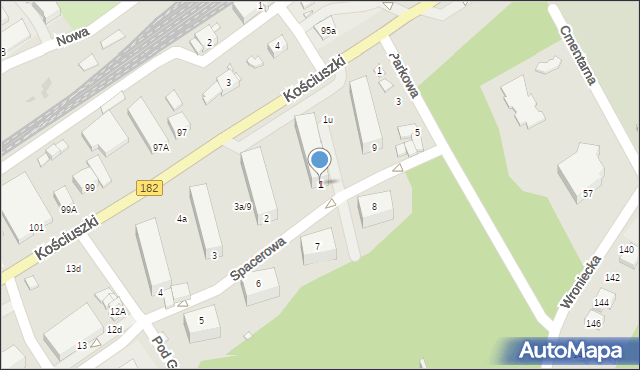 Czarnków, Osiedle Parkowe, 1, mapa Czarnków