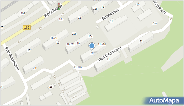 Czarnków, Osiedle Parkowe, 20, mapa Czarnków