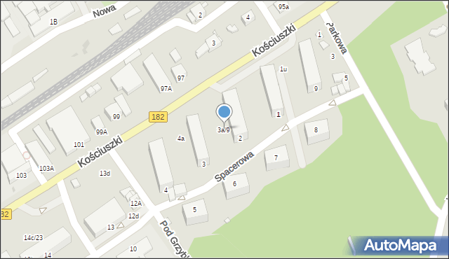 Czarnków, Osiedle Parkowe, 3a/9, mapa Czarnków
