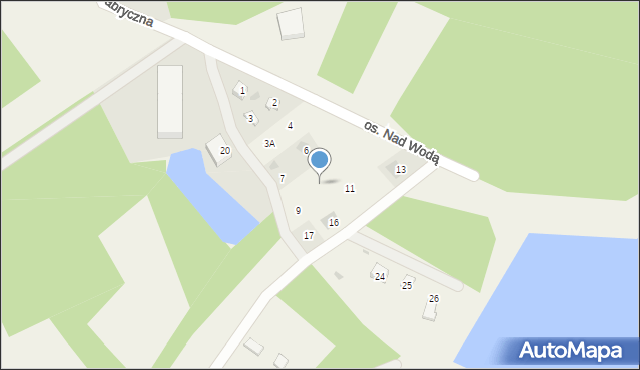 Czarnogłowy, Osiedle Nad Wodą, 10, mapa Czarnogłowy