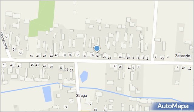 Czermno, Osnowa, 24, mapa Czermno