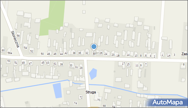 Czermno, Osnowa, 30, mapa Czermno