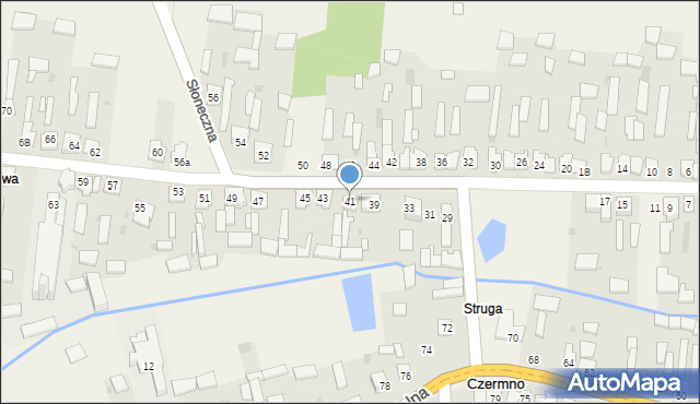 Czermno, Osnowa, 41, mapa Czermno