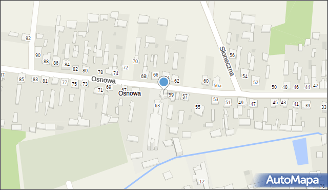 Czermno, Osnowa, 61, mapa Czermno