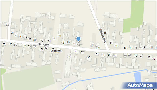 Czermno, Osnowa, 62, mapa Czermno