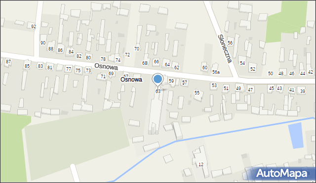 Czermno, Osnowa, 63, mapa Czermno