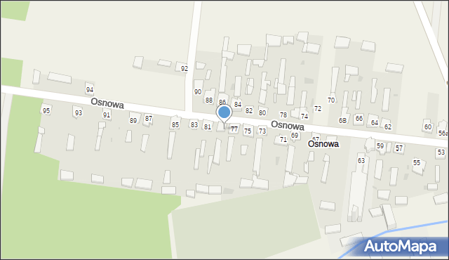 Czermno, Osnowa, 79, mapa Czermno