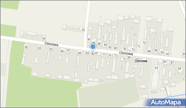 Czermno, Osnowa, 81, mapa Czermno