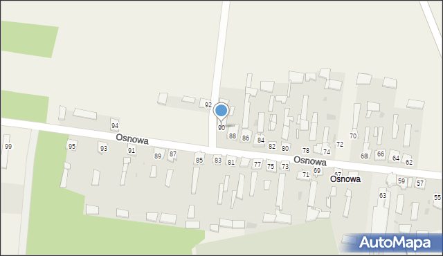 Czermno, Osnowa, 90, mapa Czermno