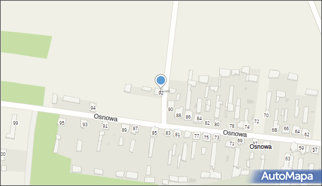 Czermno, Osnowa, 92, mapa Czermno