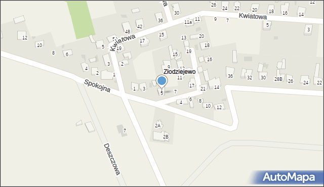 Czerniewice, Osiedlowa, 5, mapa Czerniewice