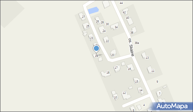 Dalki, Osiedle Skalne, 19, mapa Dalki