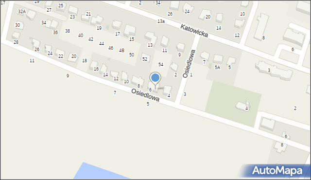Dębowiec, Osiedlowa, 6a, mapa Dębowiec