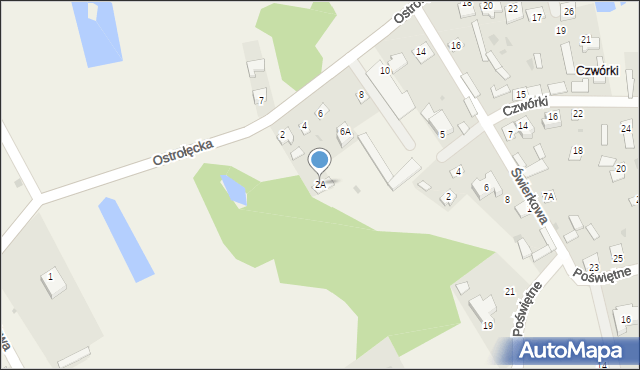 Długosiodło, Ostrołęcka, 2A, mapa Długosiodło